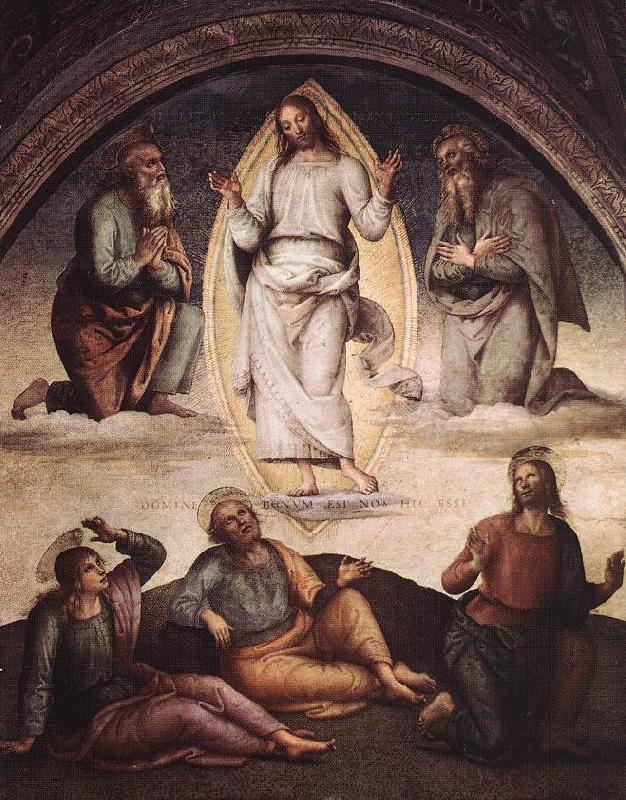 PERUGINO, Pietro The Transfiguration Sweden oil painting art